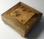 Oak Walnut Cufflink Box 2