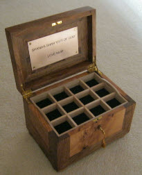 Oak & Walnut Jewellery Box